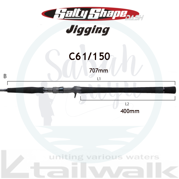 Tailwalk SSD Jigging C61/150 185cm Max.170gr