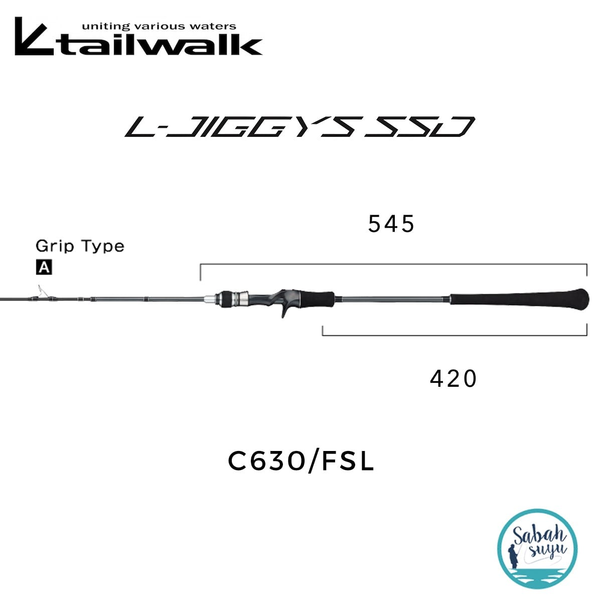 Tailwalk SSD L-Jiggys C630/FSL 1.90mt Max 100gr (S2P) Tetikli Light Jigging Kamış