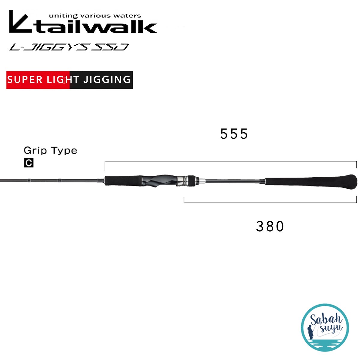 Tailwalk SSD L-Jiggys S631 1.90mt Max 120gr (2P) Light Jigging Kamış