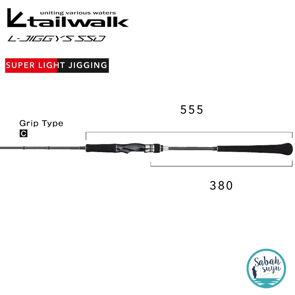 Tailwalk SSD L-Jiggys S632 1.90mt Max 150gr (2P) Light Jigging Kamış