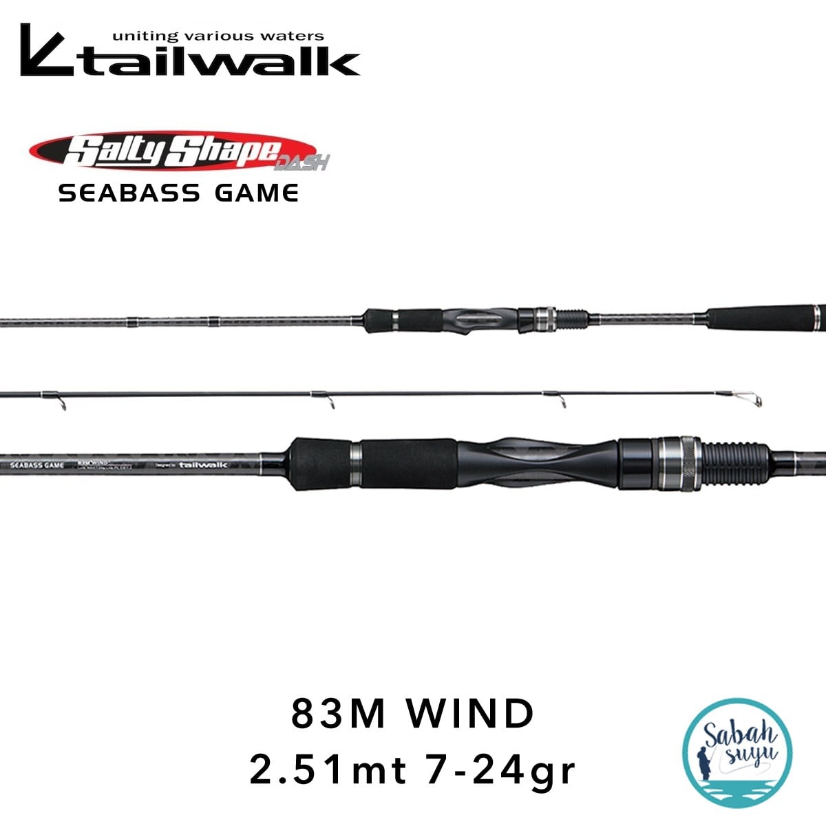 Tailwalk SSD Seabass Game 83M Wind (2P) Spin Kamış 251cm 7-24gr