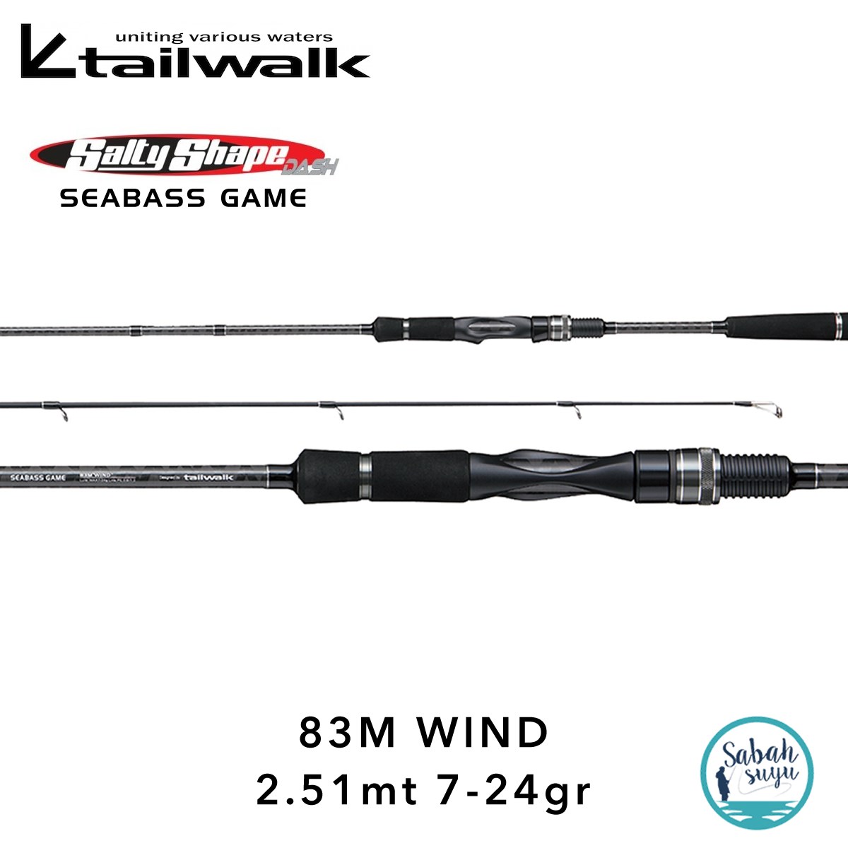Tailwalk SSD Seabass Game 83M Wind (2P) Spin Kamış 251cm 7-24gr