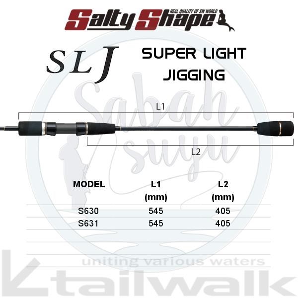Tailwalk SSD SLJ S631 Super Light Jiging Kamış 1.90mt Max.80gr