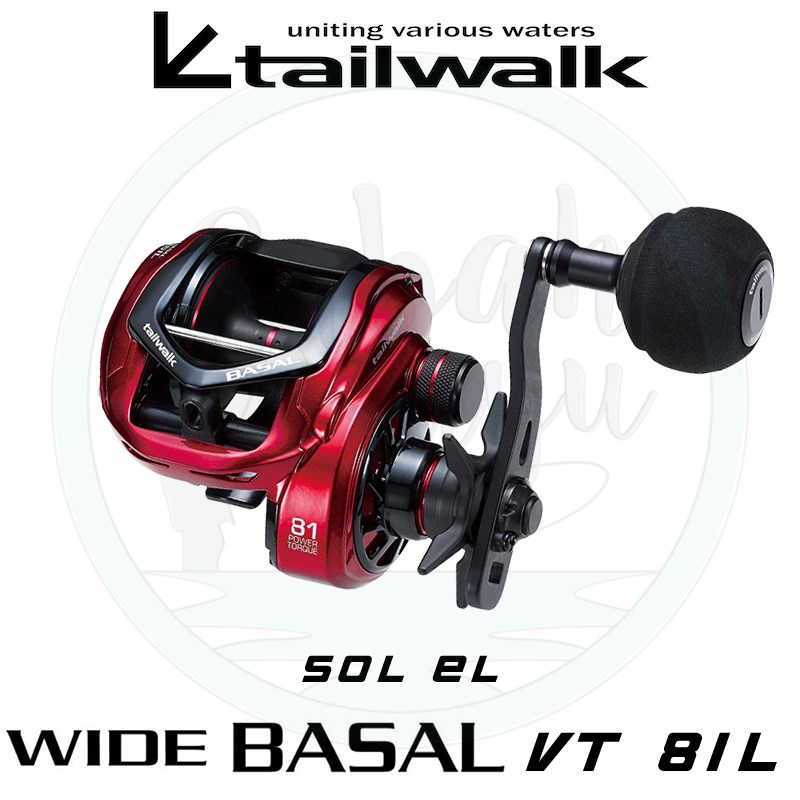 Tailwalk Wide Basal VT 81L Tai Rubber Çıkrık/Baitcasting Jig Olta Makinesi (Sol El)