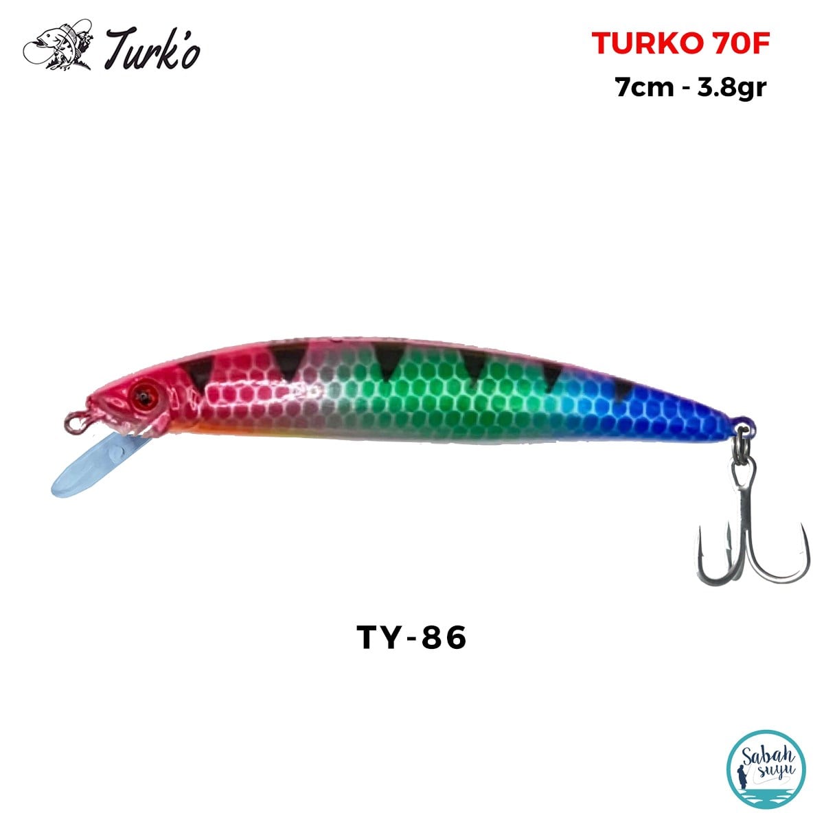 Turko 70mm 3.8gr Maket Balık TY-86
