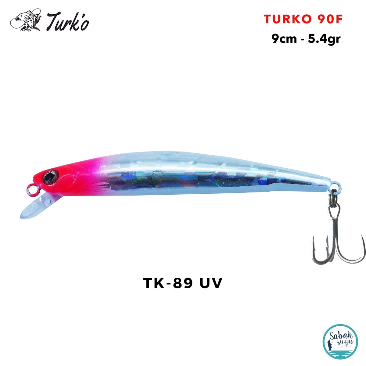 Turko 90mm 5.4gr Maket Balık TK-89 UV
