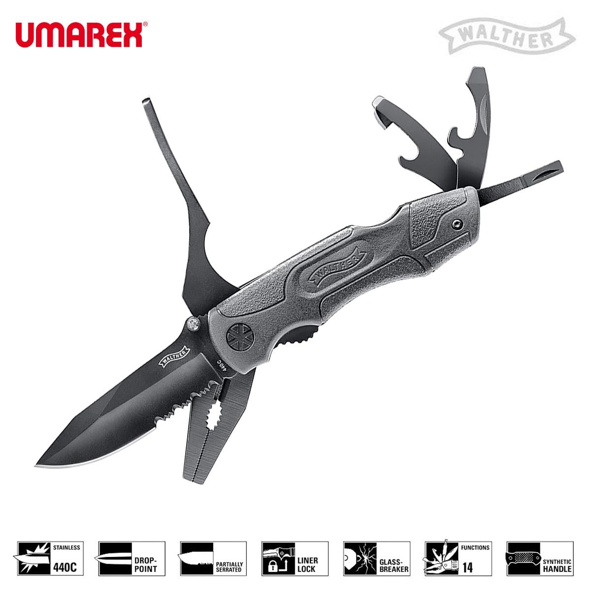 Umarex Walther MTK 2 Çok Amaçlı Çakı