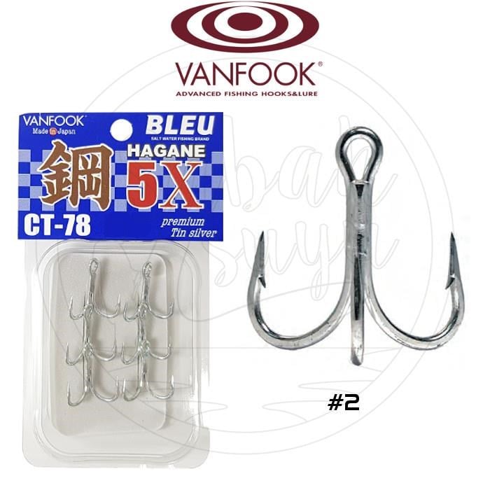 Vanfook CT-78 Üçlü İğne #2 (Heavy Duty 5X Strong)