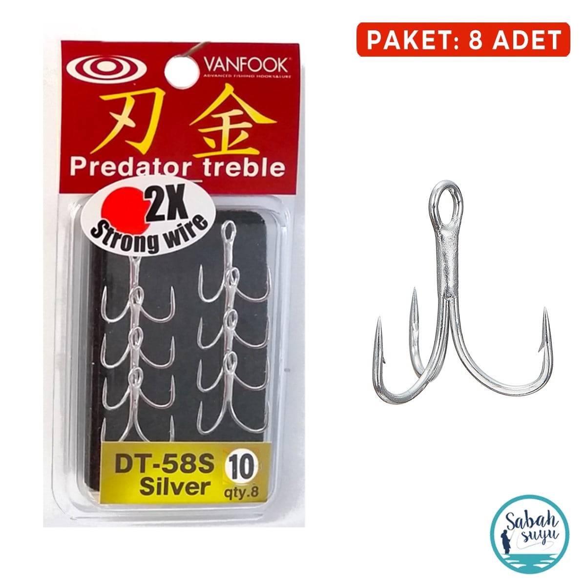 Vanfook DT-58S Üçlü İğne #10