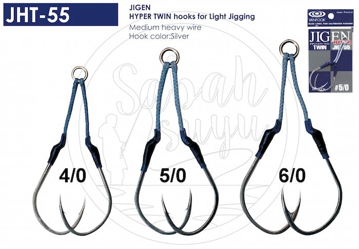 Vanfook JHT-55 Çiftli Asist İğnesi #4/0 (2Ad)
