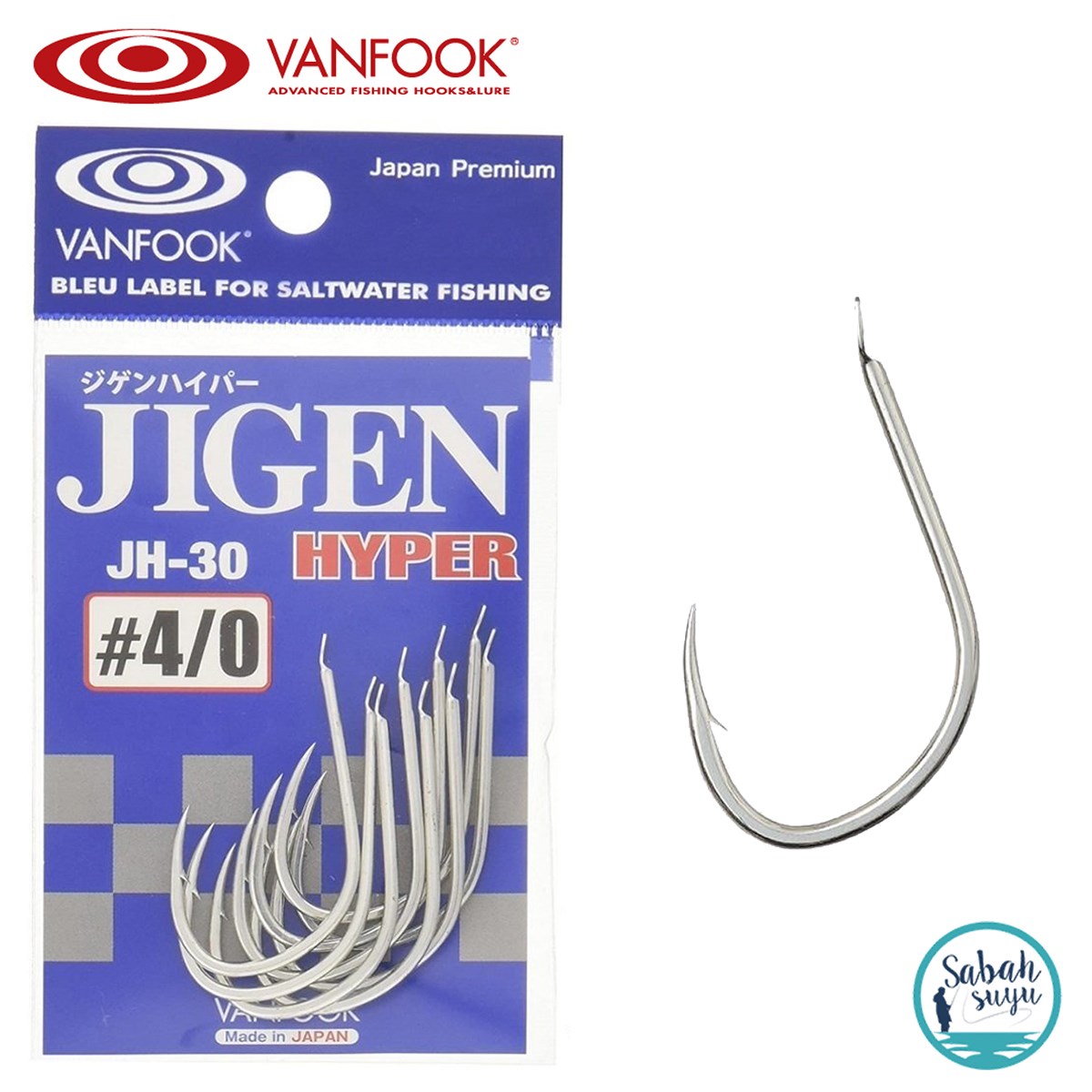 Vanfook Jigen JH-30 Tek Asist İğne #4/0 (9Ad)