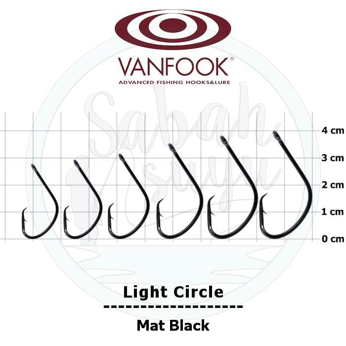 Vanfook Light Circle İğne Mat Black #3/0