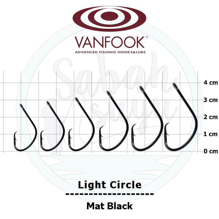 Vanfook Light Circle İğne Mat Black #4/0