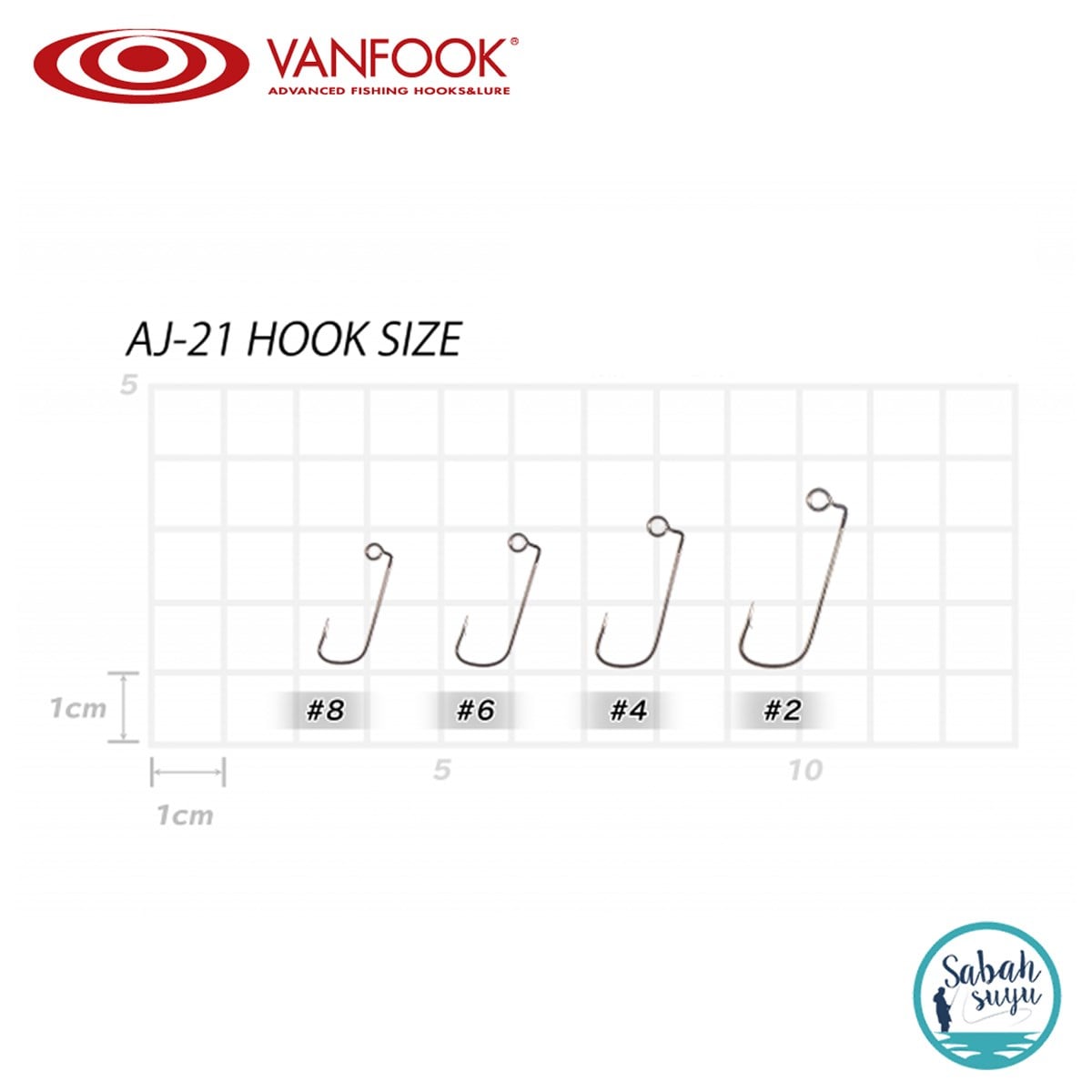 Vanfook Ofset İğne AJ-21G Gold #2 (10Ad)