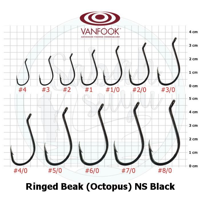 Vanfook Ringed Beak Delikli İğne NS Black #1/0