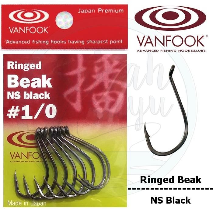 Vanfook Ringed Beak Delikli İğne NS Black #1/0
