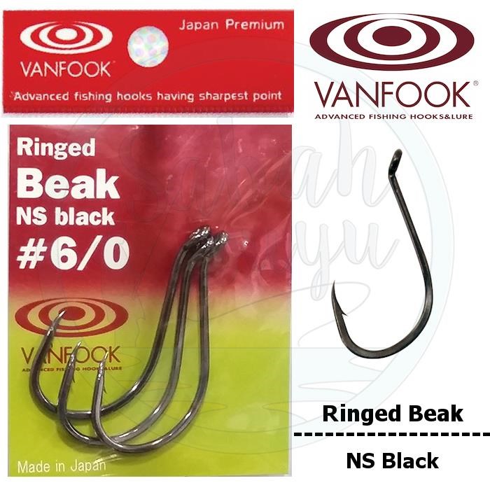 Vanfook Ringed Beak Delikli İğne NS Black #6/0