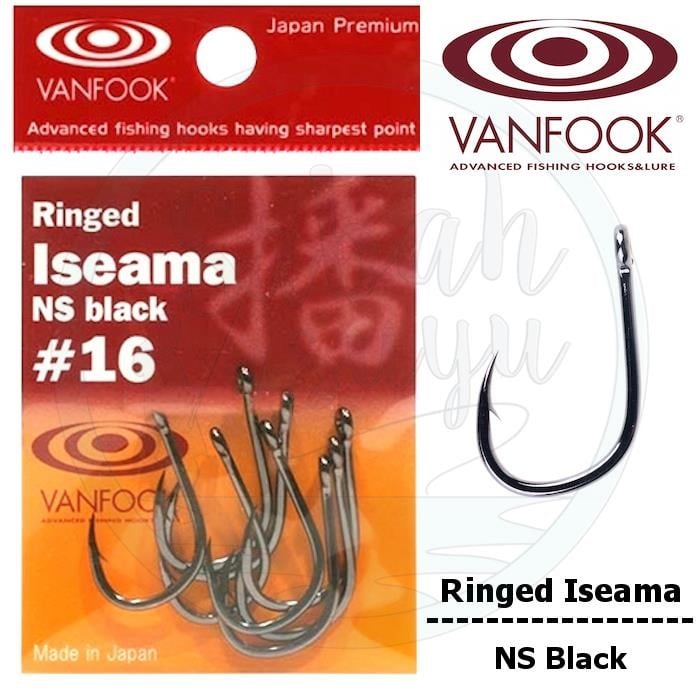 Vanfook Ringed Iseama Delikli İğne NS Black #16