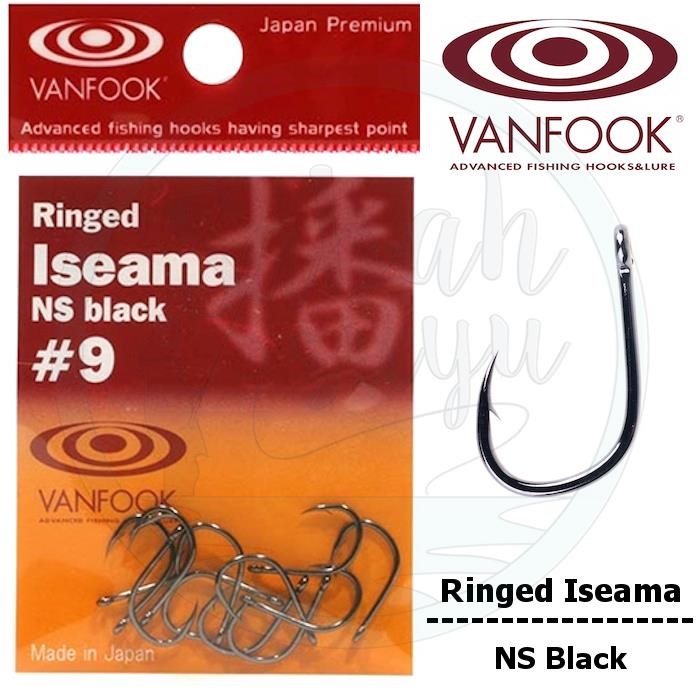 Vanfook Ringed Iseama Delikli İğne NS Black #9