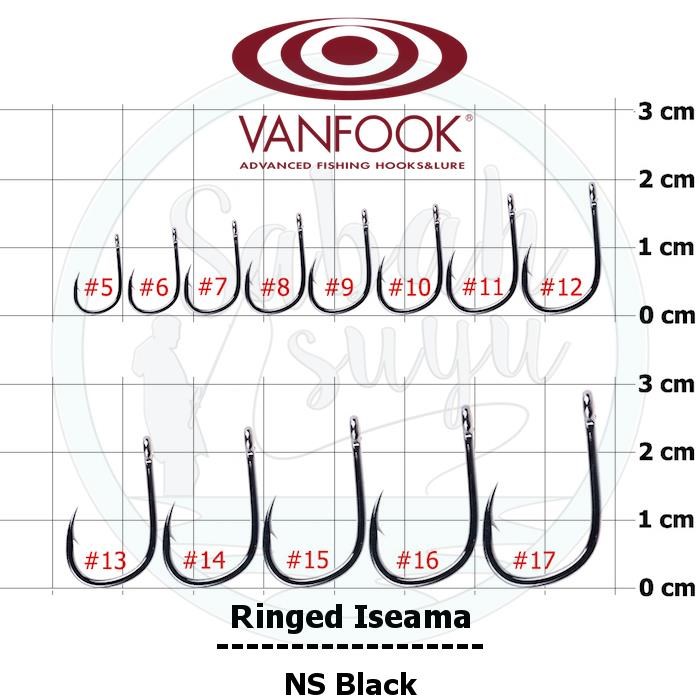 Vanfook Ringed Iseama Delikli İğne NS Black #11