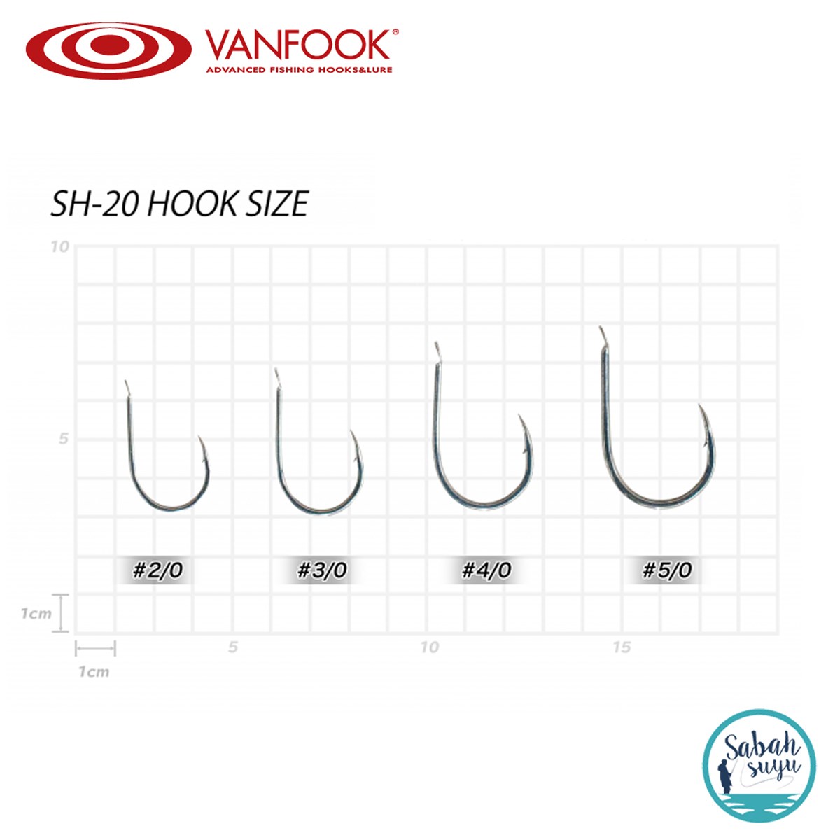 Vanfook Spear Hook SH-20 Asist İğne #2/0 (10Ad)