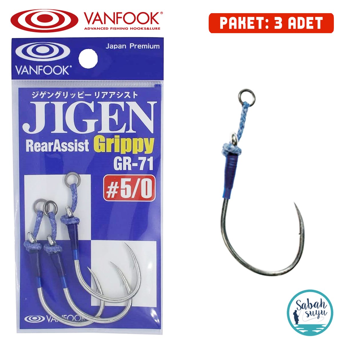 Vanfook Tekli Asist İğnesi GR-71 #5/0 (3Ad)