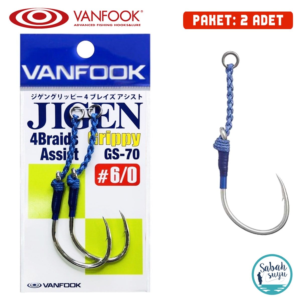 Vanfook Tekli Asist İğnesi GS-70 #6/0 (2Ad)