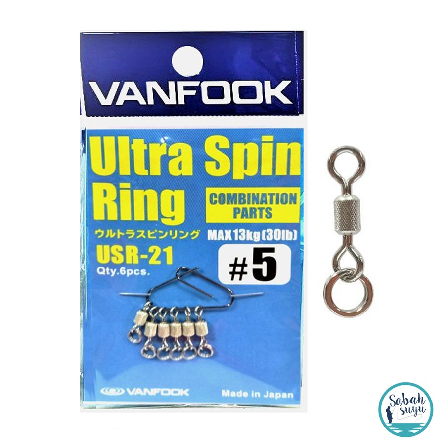 Vanfook Ultra Spin Ring Halkalı Fırdöndü USR-21 Silver #5 (6 Ad)