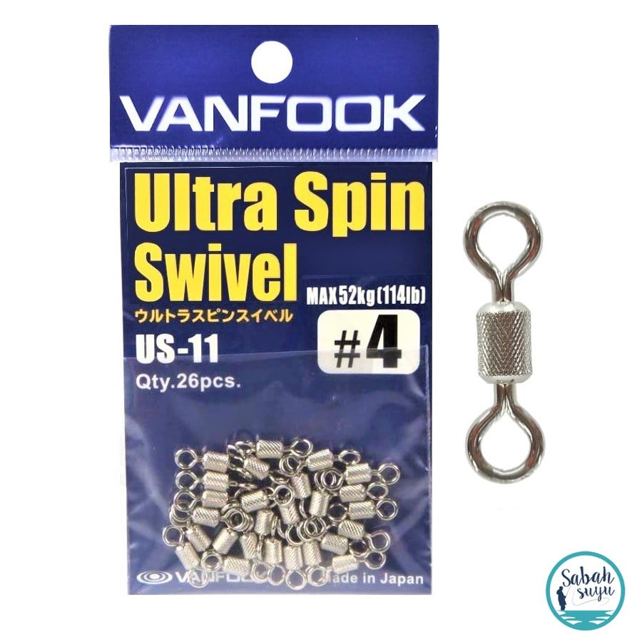 Vanfook Ultra Spin Swivel Fırdöndü US-11 Silver #4 (26 Ad)