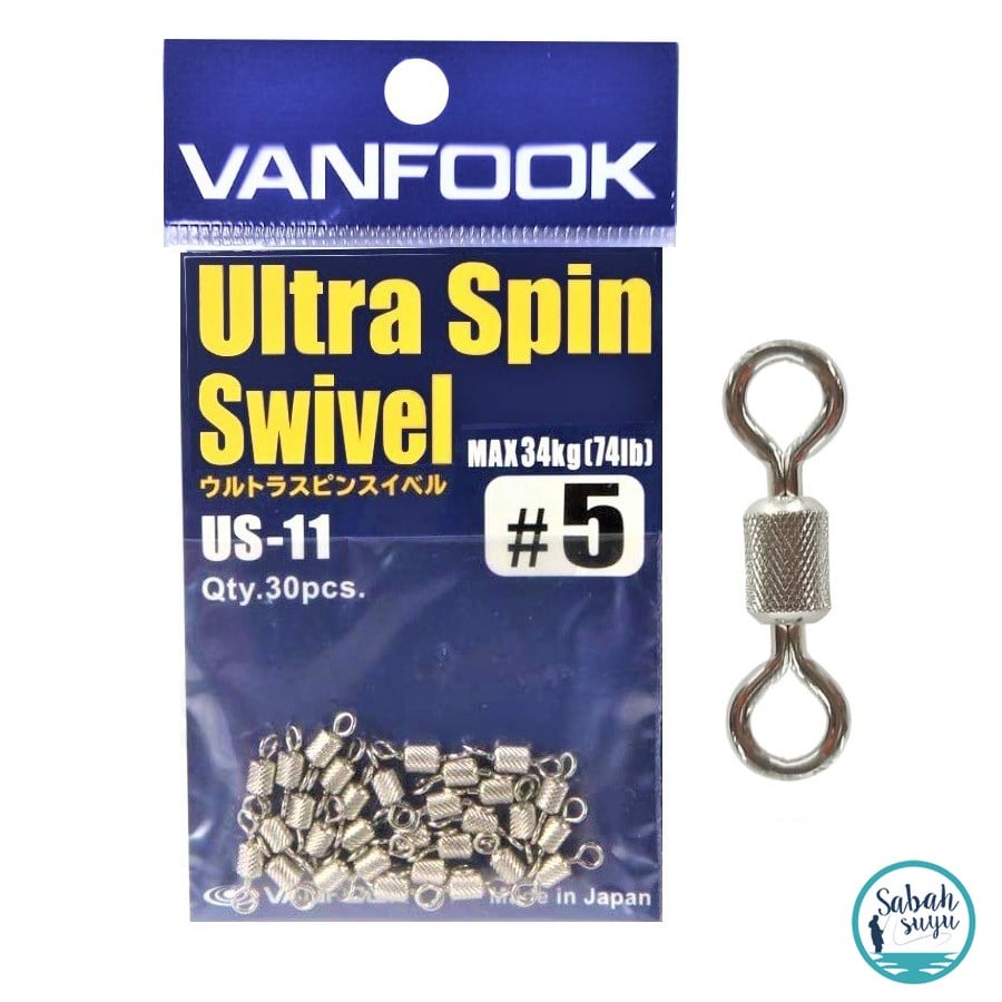 Vanfook Ultra Spin Swivel Fırdöndü US-11 Silver #5 (30 Ad)
