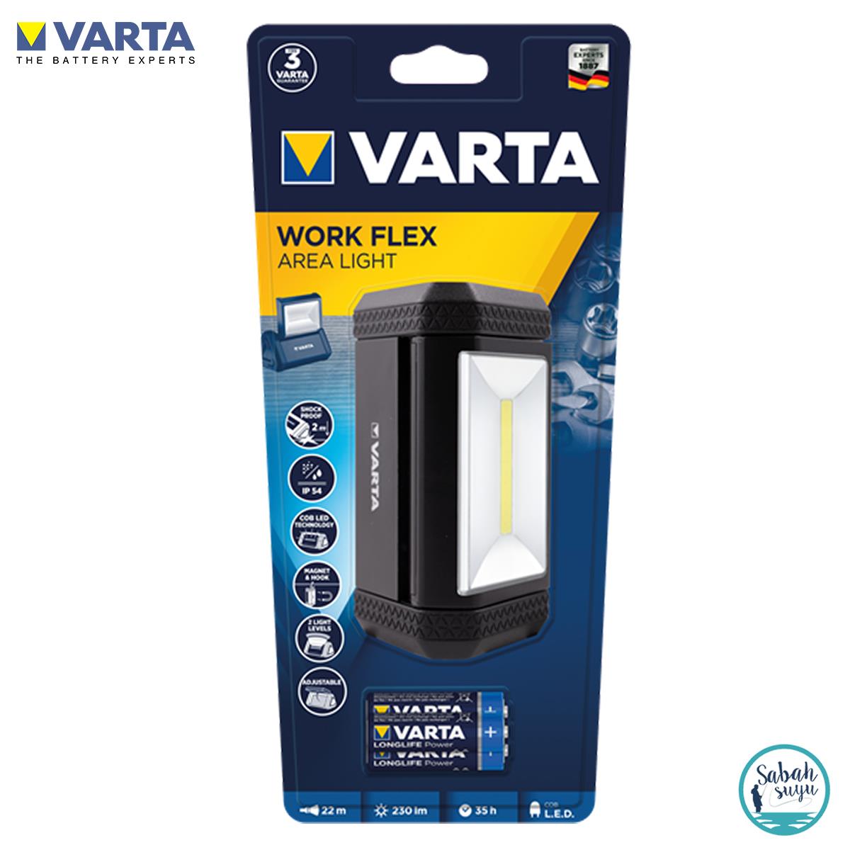 Varta 17648 Work Flex Area Led Fener 3XAA