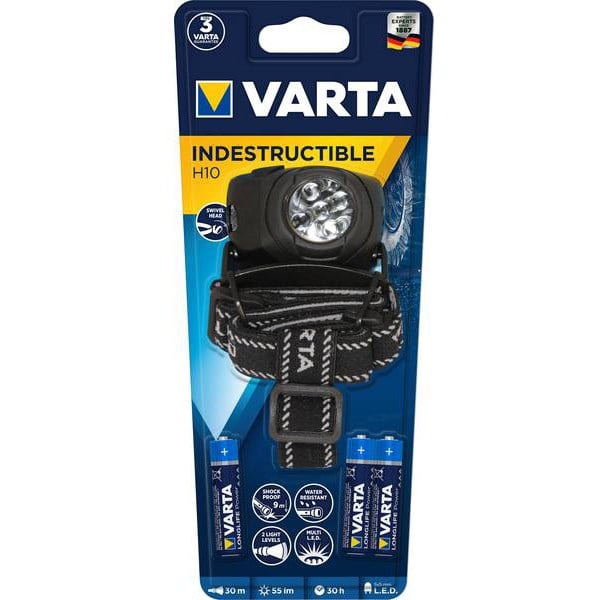 Varta 17730 H10 55 lm 30mt Led Kafa Lambası 3XAAA