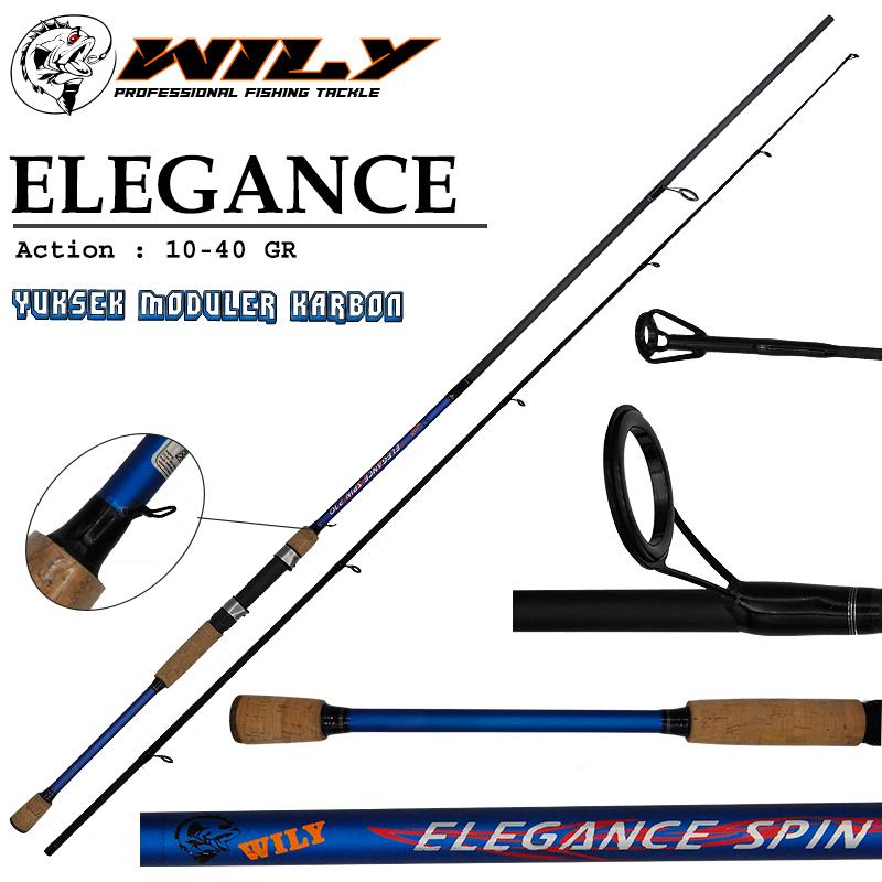 Wily Elegance 2.40mt 10-40gr (2P) Spin Kamış