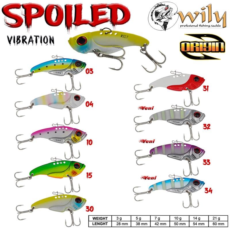 Wily Spoiled Vibrasyon Jig 2.8cm 3gr # 31