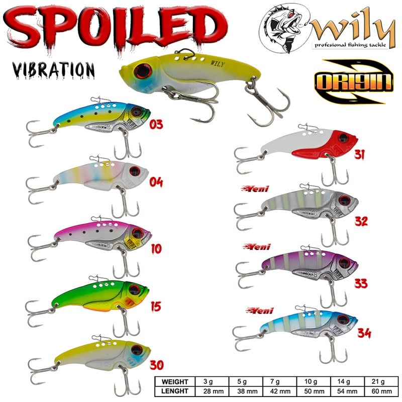 Wily Spoiled Vibrasyon Jig 6cm 21gr # 15
