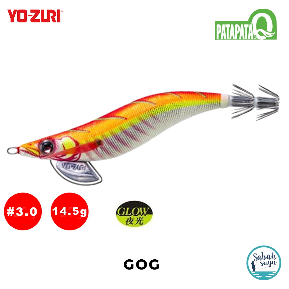 Yozuri Patapata Q Kalamar Zokası A1702 #3.0 14.5gr GOG