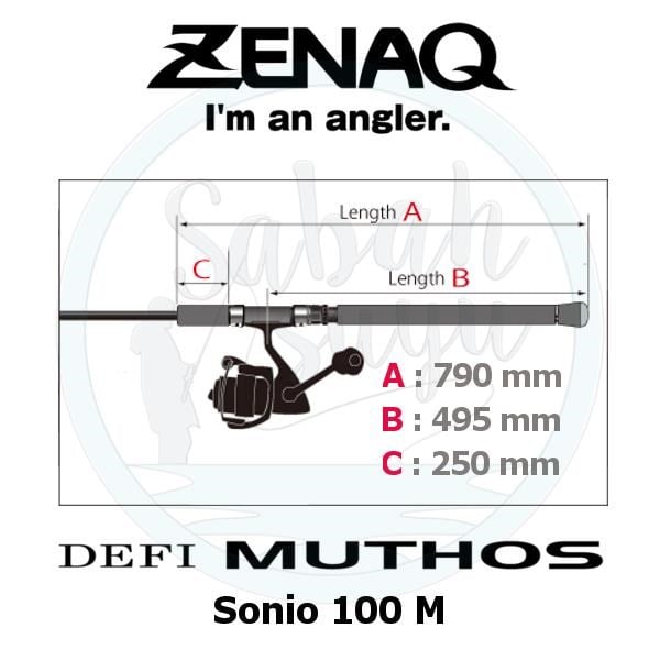 Zenaq Defi Muthos Sonio 100M (K) 305cm 10-100gr Shore Jigging Kamış