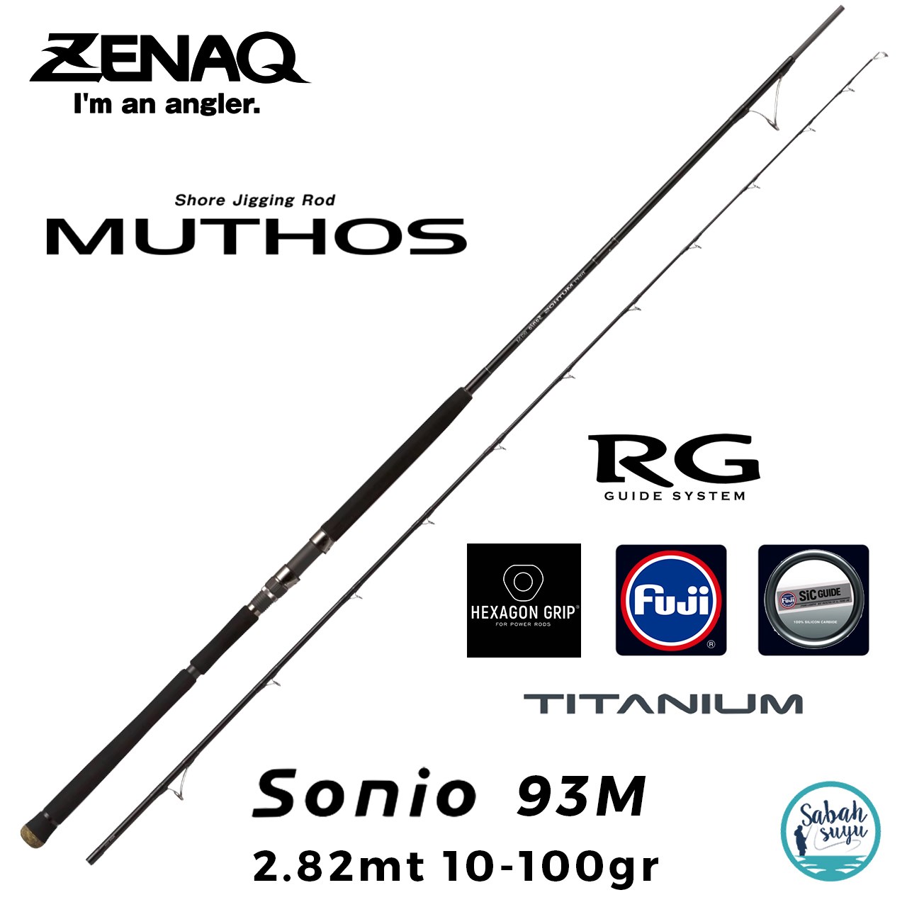 Zenaq Defi Muthos Sonio 93M (RG) 282cm 10-100gr Shore Jigging Kamış