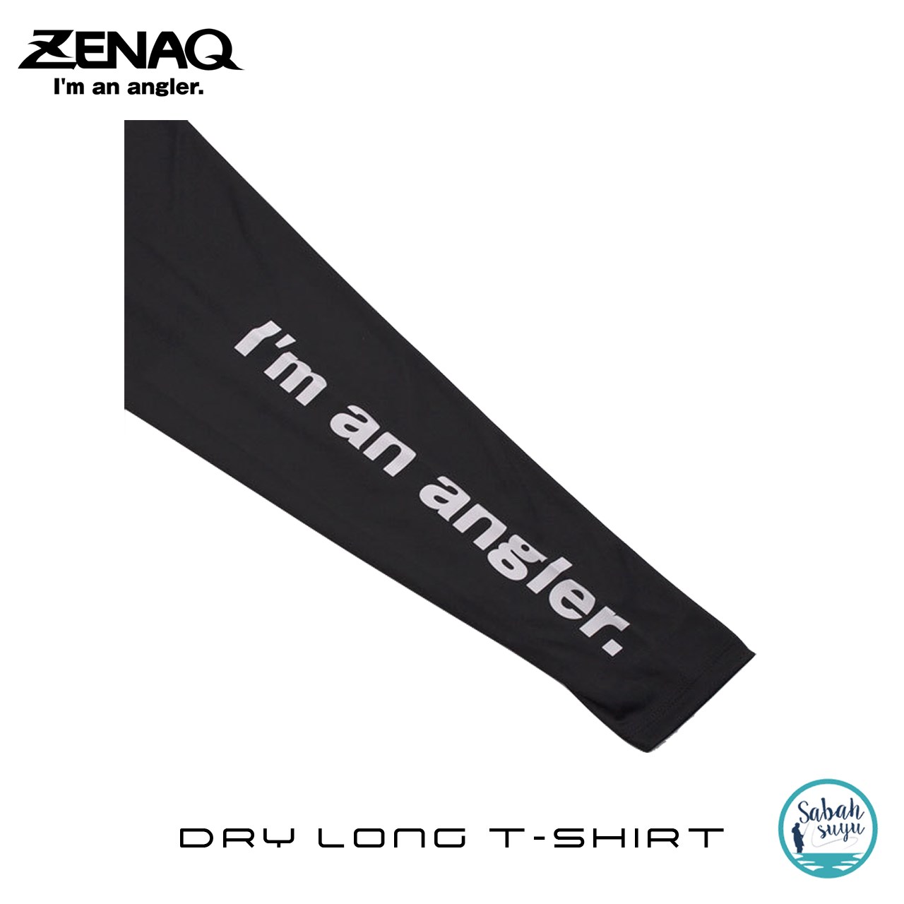 Zenaq Dry Long T-Shirt (Zenaq Logo Black / M)