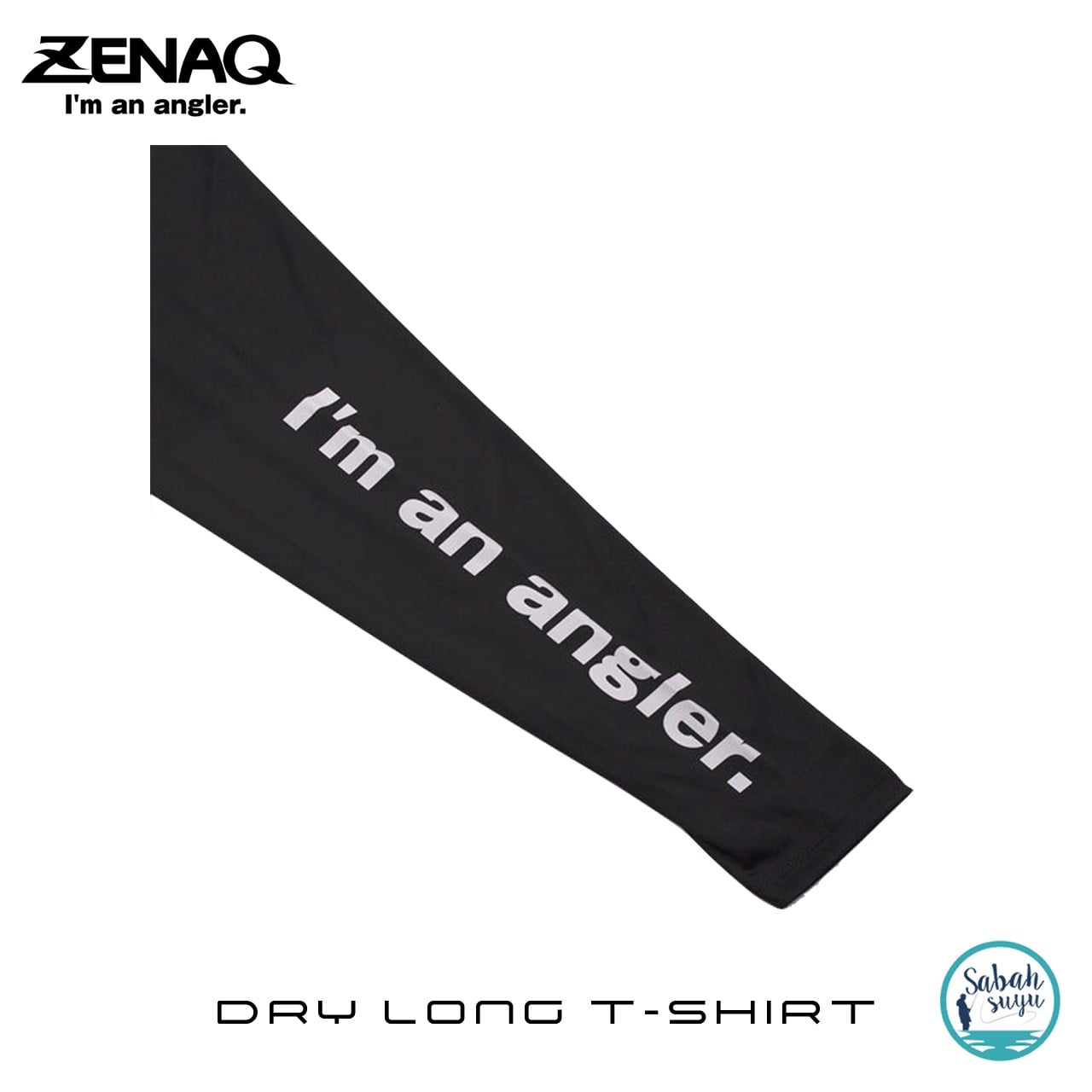 Zenaq Dry Long T-Shirt (Zenaq Logo Black / M)
