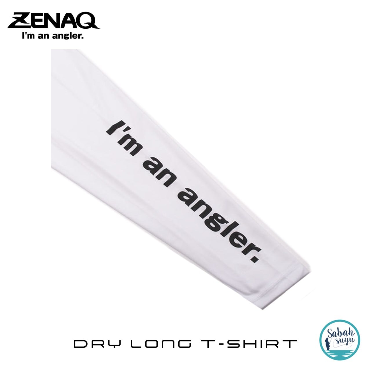 Zenaq Dry Long T-Shirt (Zenaq Logo White / M)