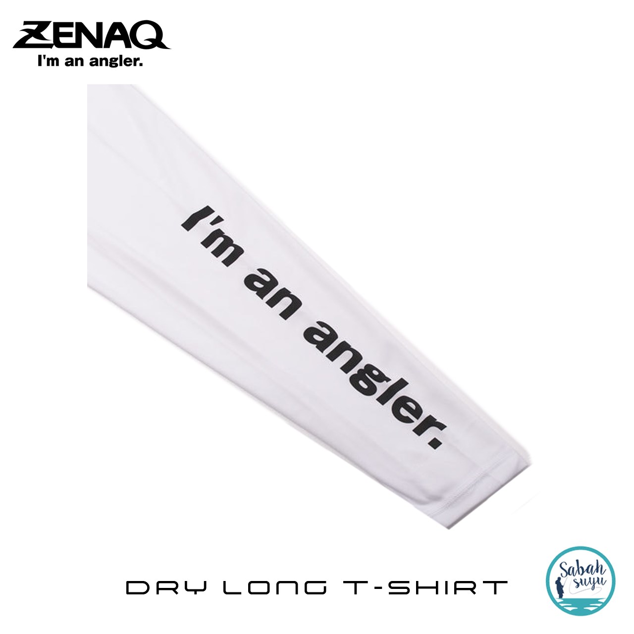 Zenaq Dry Long T-Shirt (Zenaq Logo White / XL)