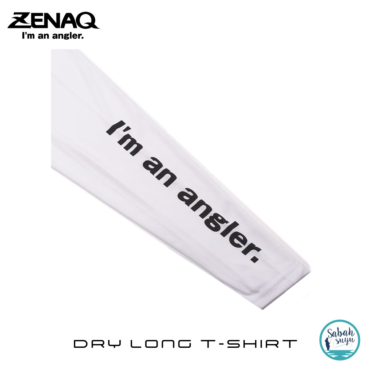 Zenaq Dry Long T-Shirt (Zenaq Logo White / M)