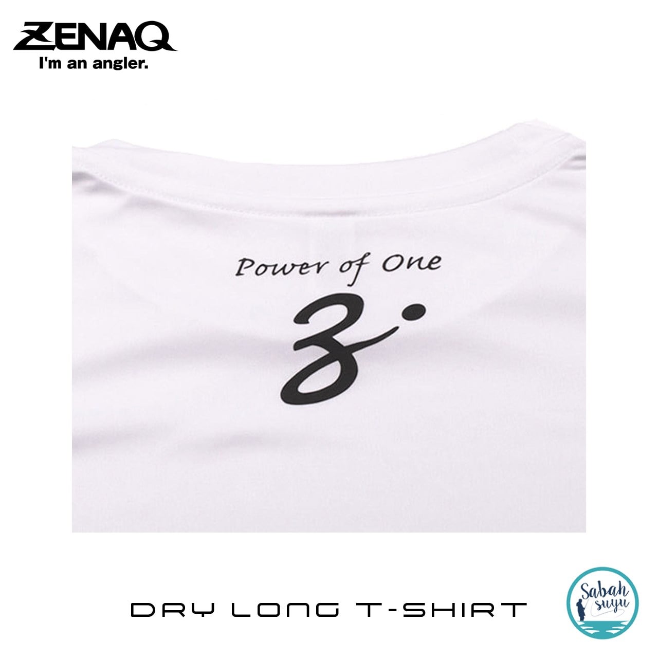 Zenaq Dry Long T-Shirt (Zenaq Logo White / L)