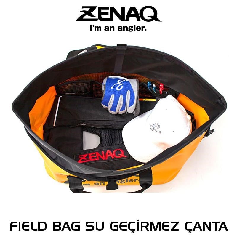 Zenaq Field Bag Su Geçirmez Çanta EX 33 Litre Siyah