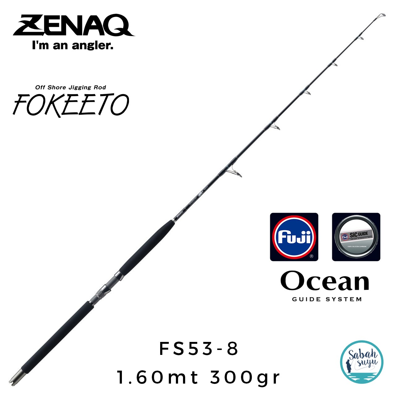 Zenaq Fokeeto FS53-8 160cm 300gr Jigging Kamış