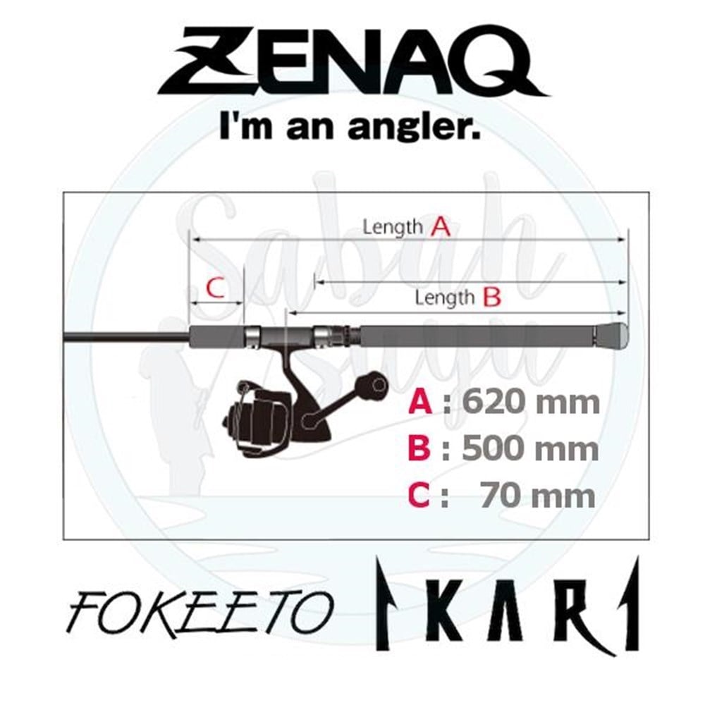 Zenaq Fokeeto FS63-1.5 İkari 190cm 130gr Slow Jigging Kamış