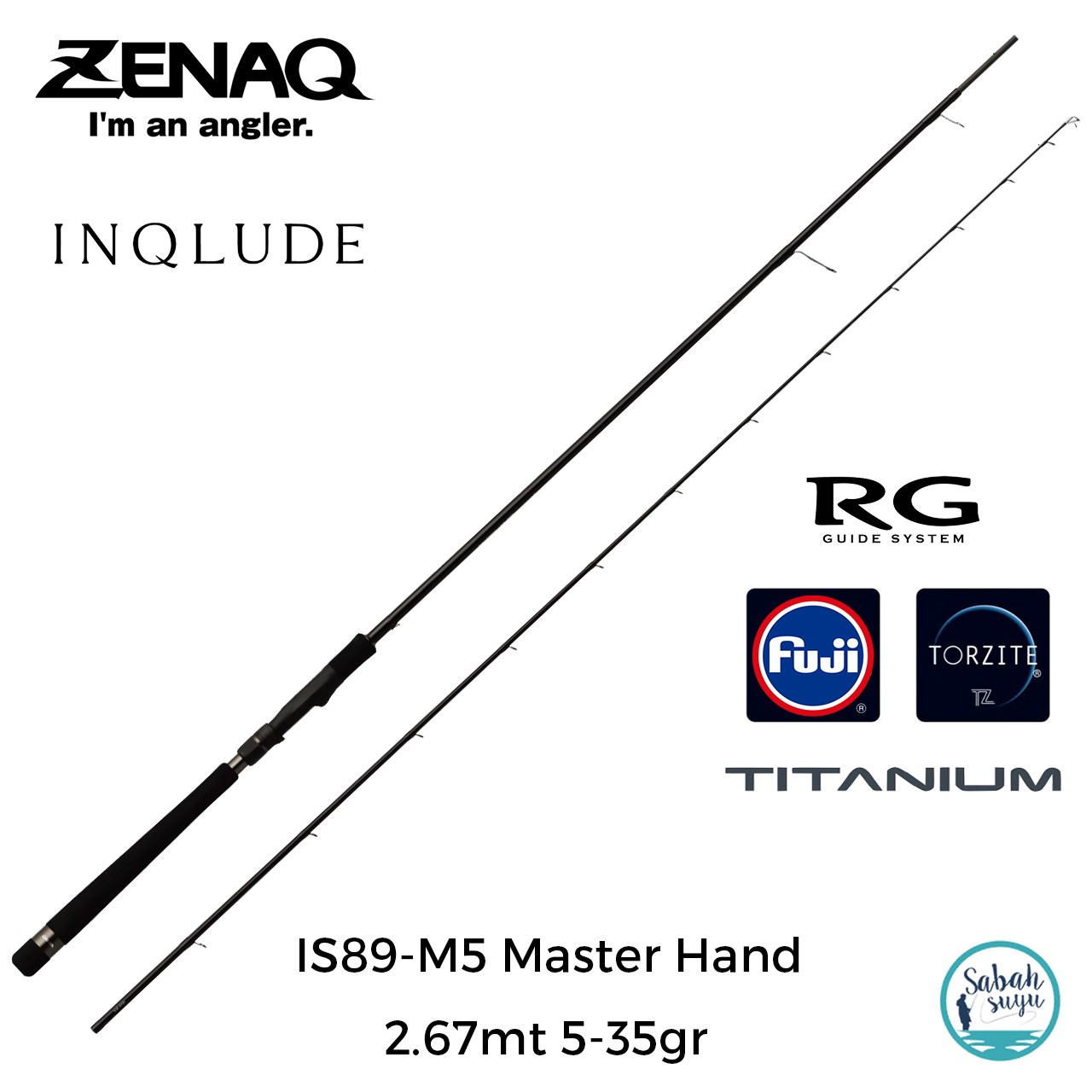 Zenaq Inqlude IS89-M5 Master Hand (RG) 2.67mt 5-35gr (2P) Spin Kamış