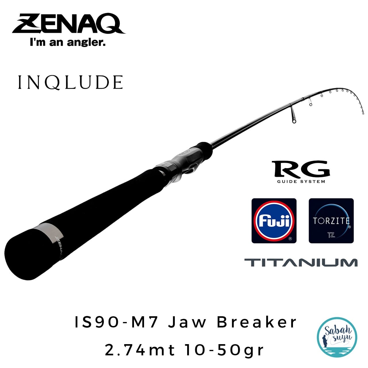 Zenaq Inqlude IS90-M7 Jaw Breaker (RG) 2.74mt 10-50gr (2P) Spin Kamış