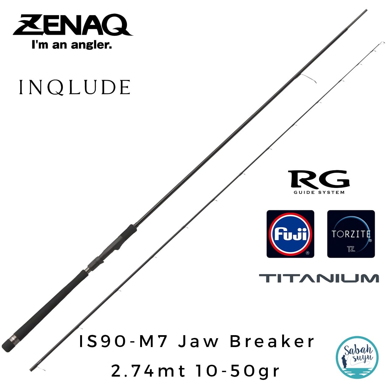 Zenaq Inqlude IS90-M7 Jaw Breaker (RG) 2.74mt 10-50gr (2P) Spin Kamış